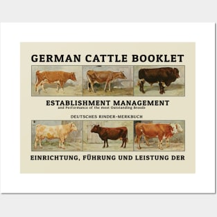 Vintage German Cow Posters and Art